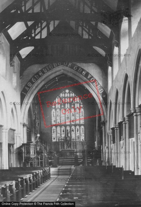 Photo of Bradford, St Peter's Church, Interior 1888
