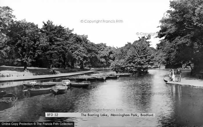 Photo of Bradford, The Boating Lake, Manningham Park c.1965