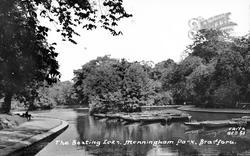 The Boating Lake, Manningham Park c.1965, Bradford