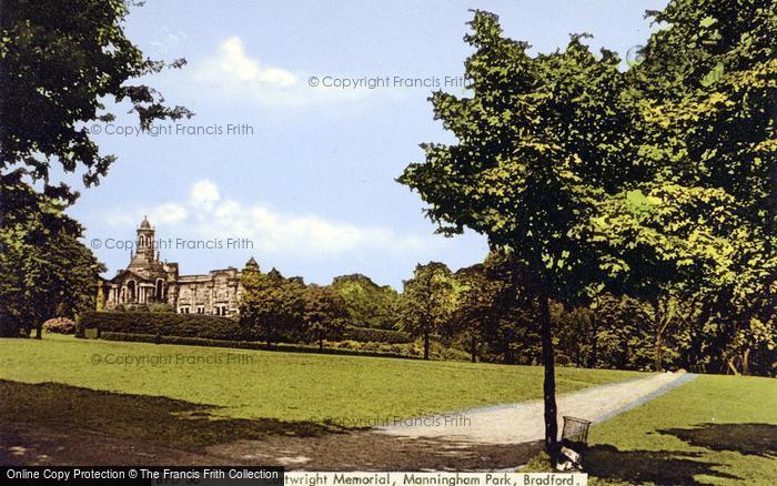 Photo of Bradford, The Cartwright Memorial, Manningham Park c.1955