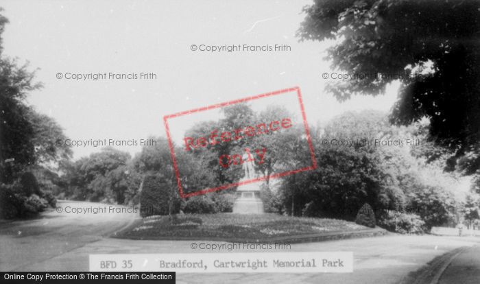 Photo of Bradford, The Cartwright Memorial Park c.1950