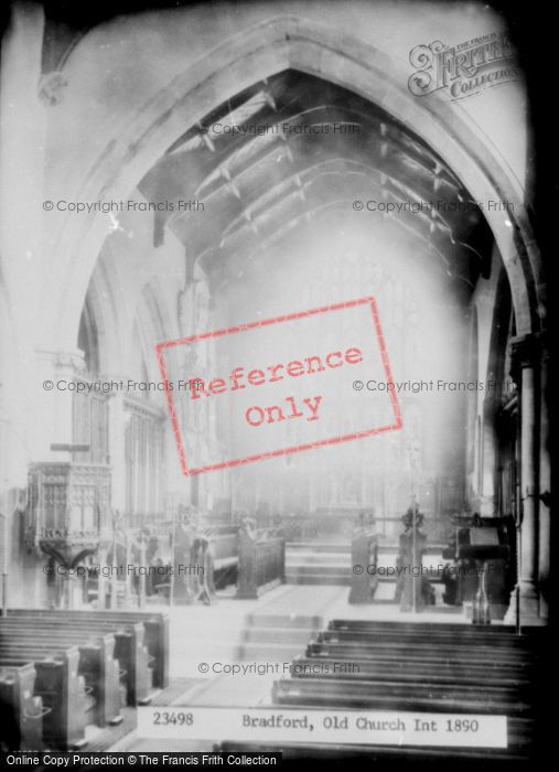 Photo of Bradford, The Old Church, Choir East 1890