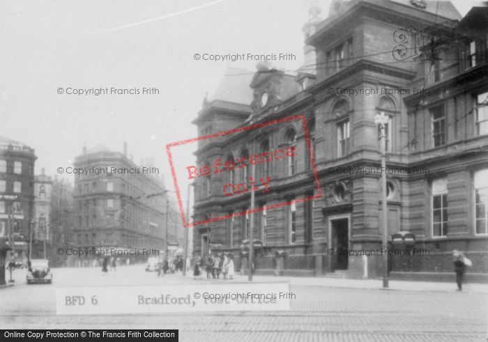 Photo of Bradford, The Post Office c.1950