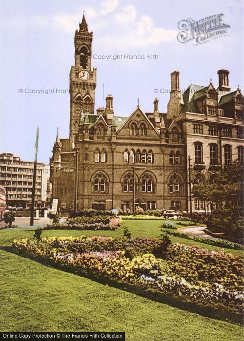 Photo of Bradford, The Town Hall c.1965