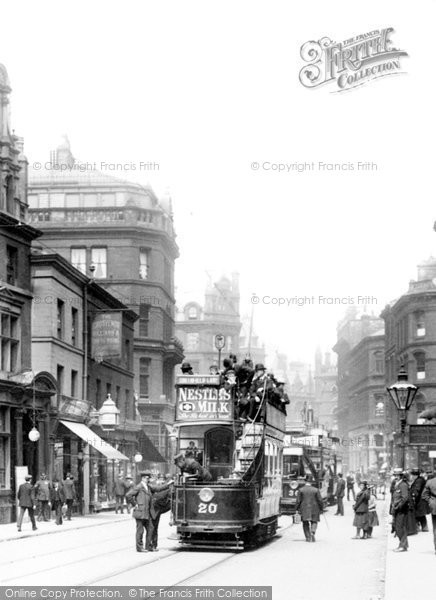 Photo of Bradford, Tram In Tyrrell Street 1903
