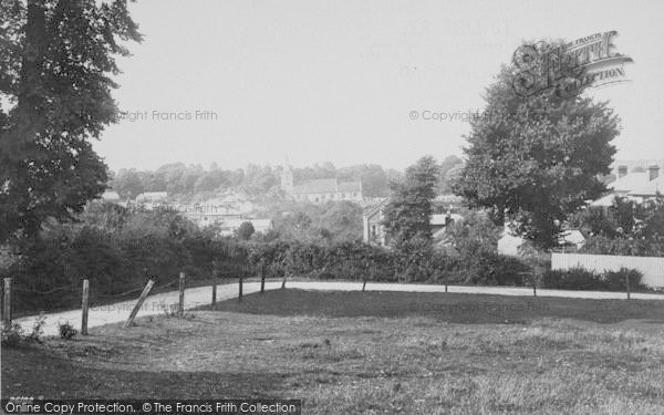 Photo of Brading, Church And Village 1890