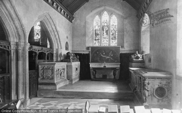 Photo of Brading, Church Interior, The Oglander Chapel 1935