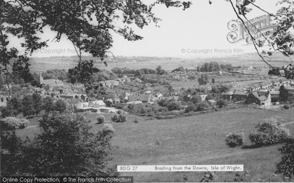Photo of Brading, From The Downs c.1960
