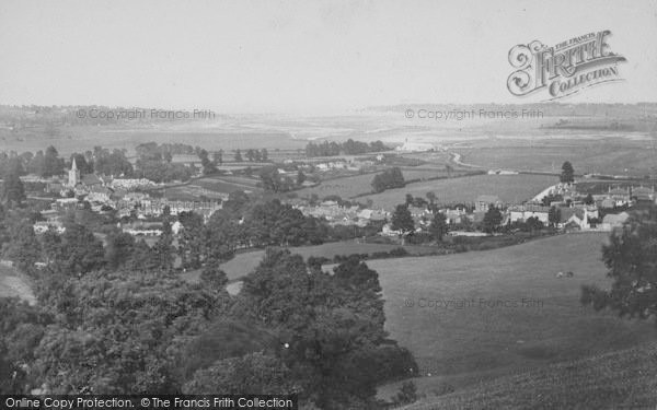 Photo of Brading, General View From The Downs c.1883