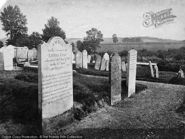 Photo of Brading, Little Jane's Grave c.1874