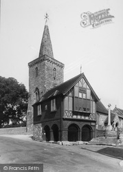 Old Town Hall And Church 1935, Brading