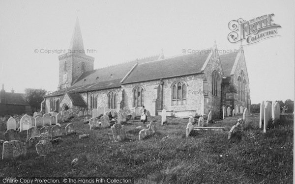 Photo of Brading, St Mary's Church 1890