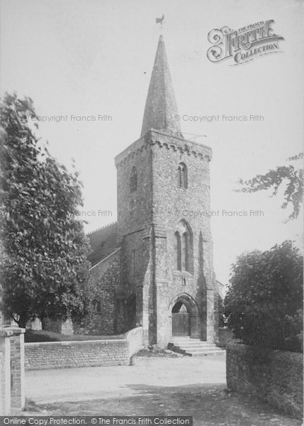 Photo of Brading, St Mary's Church Tower 1890