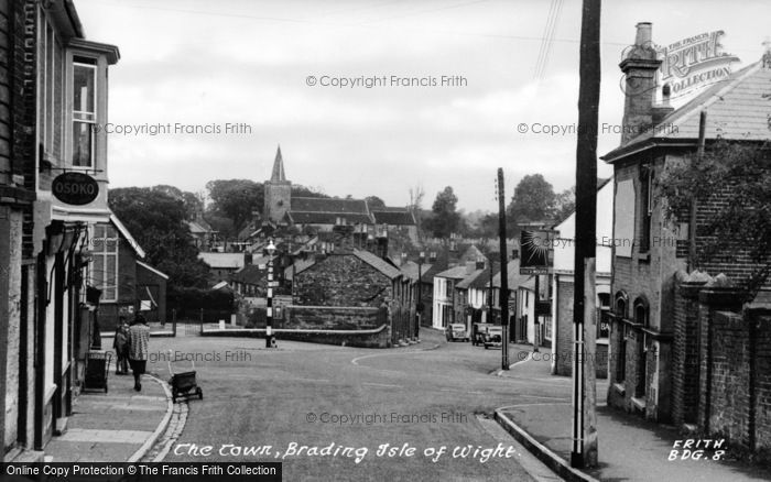 Photo of Brading, The Town c.1955