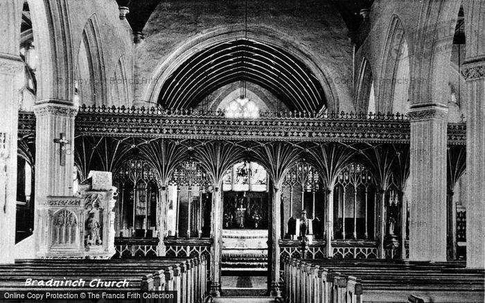Photo of Bradninch, Church Interior c.1930
