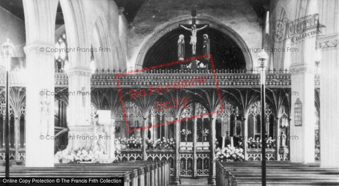 Photo of Bradninch, Church Nave And Screen c.1960