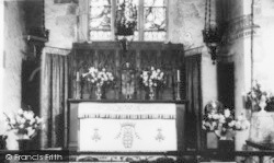 St Disen's Church, The Altar c.1960, Bradninch