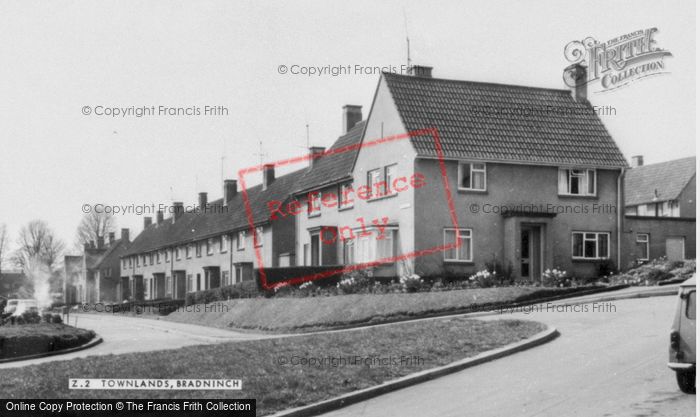 Photo of Bradninch, Townlands c.1960