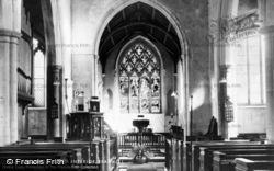 Church Interior c.1955, Bradwell