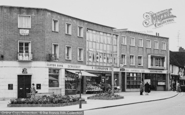 Photo of Braintree, Bank Street Businesses c.1965