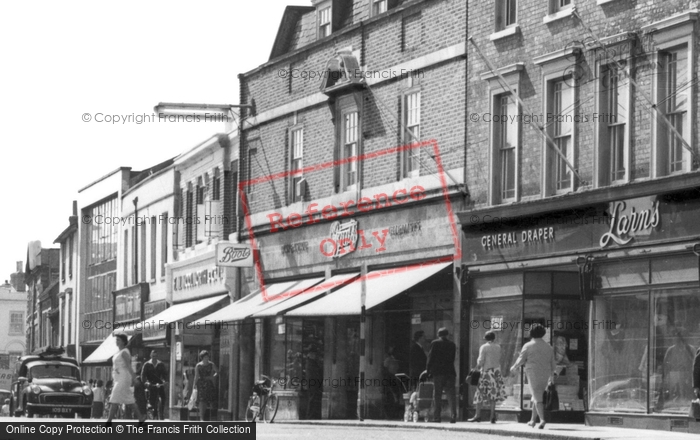 Photo of Braintree, Bank Street Shops c.1960