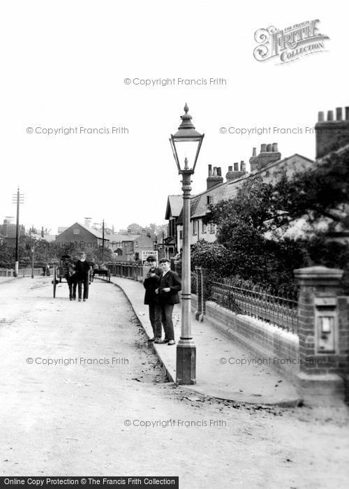 Photo of Braintree, Boys By The Lamp Post, South Street 1909