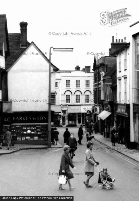 Photo of Braintree, Crossing Bank Street c.1965