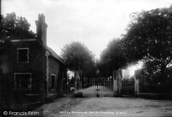 Entrance To Cemetery 1901, Braintree