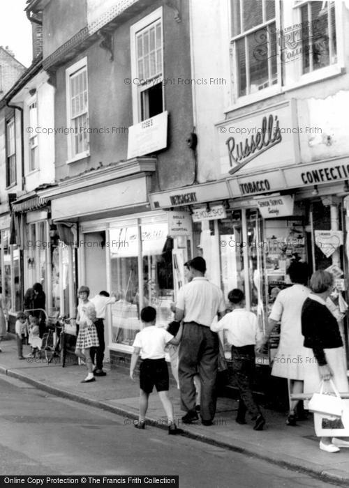 Photo of Braintree, High Street, Newsagent  c.1955