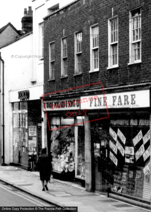 Photo of Braintree, High Street Shops c.1965