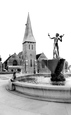 The Fountain And St Michael's Church c.1955, Braintree