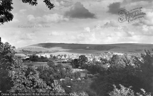 Photo of Bramber, And Beeding From Castle Grounds c.1958