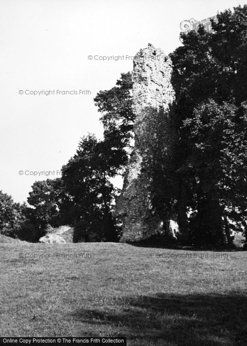 Photo of Bramber, Castle 1950