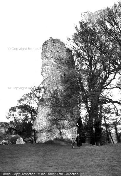 Photo of Bramber, Castle Ruins c.1950