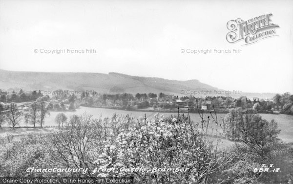 Photo of Bramber, Chanctonbury From The Castle c.1955