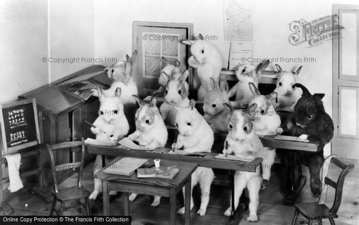 Photo of Bramber, Museum, The Rabbits School   Class 1 Writing c.1930