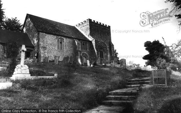 Photo of Bramber, St Nicholas' Church c.1955
