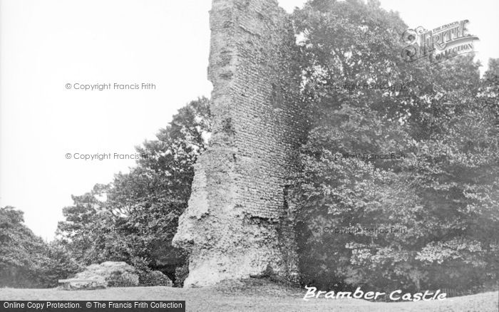 Photo of Bramber, The Castle c.1960