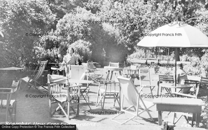 Photo of Bramber, Yew Tree Tea Gardens c.1950