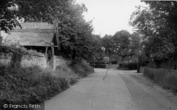 The Lychgate And Street c.1955, Bramerton