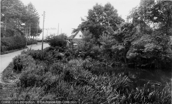 Photo of Bramerton, The Pond c.1955