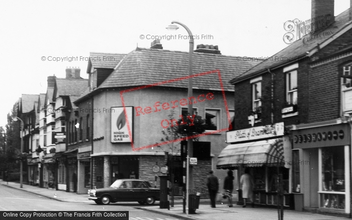 Photo of Bramhall, Bramhall Lane Shops c.1965