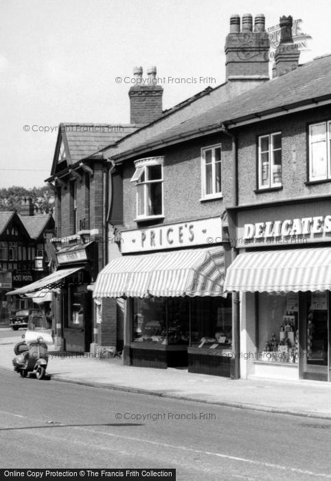 Photo of Bramhall, Shops On Woodford Road c.1965