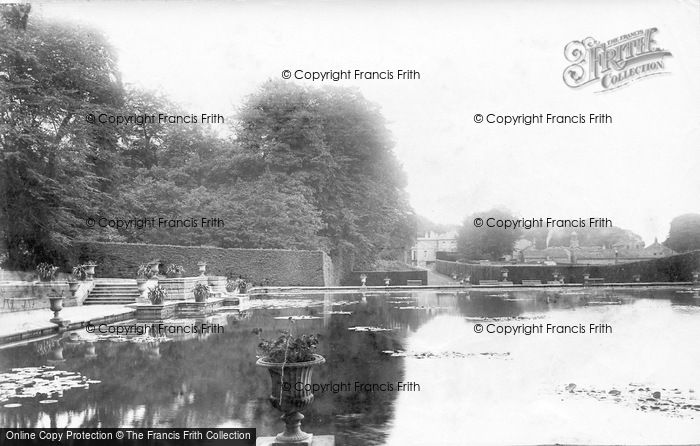 Photo of Bramham, Park, Obelisk Pond And House 1909