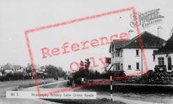 Breary Lane Cross Roads c.1965, Bramhope
