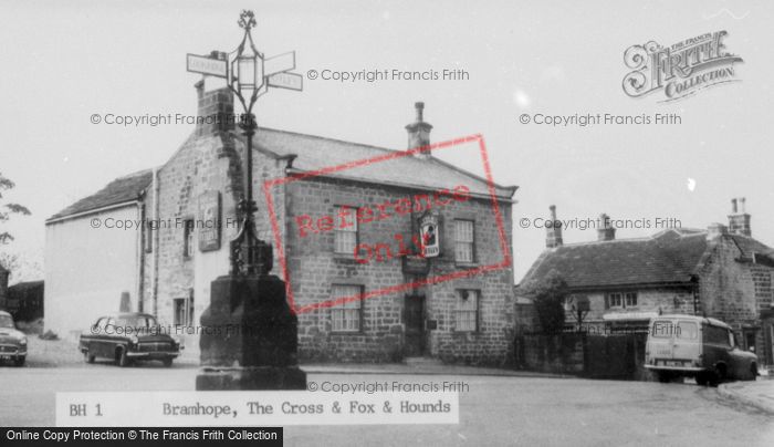 Photo of Bramhope, The Cross And Fox And Hounds c.1965