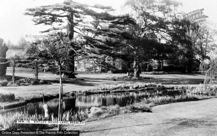 Photo of Bramley, Birtley House Lake c.1955