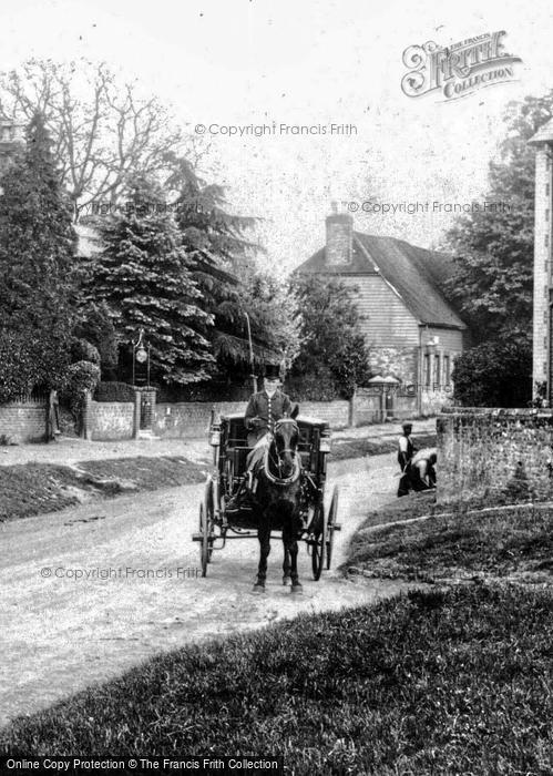 Photo of Bramley, Carriage And Coachman 1908