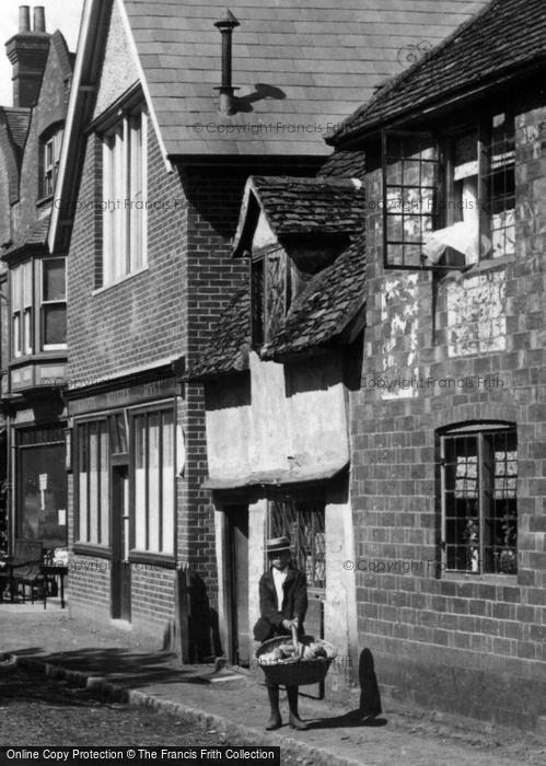 Photo of Bramley, Child Carrying Basket 1904