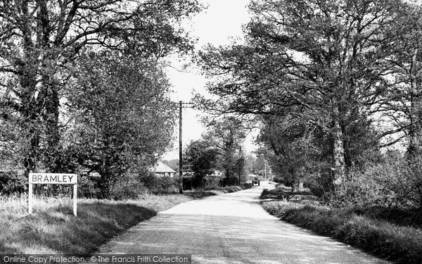 Photo of Bramley, Entrance To Village c.1955